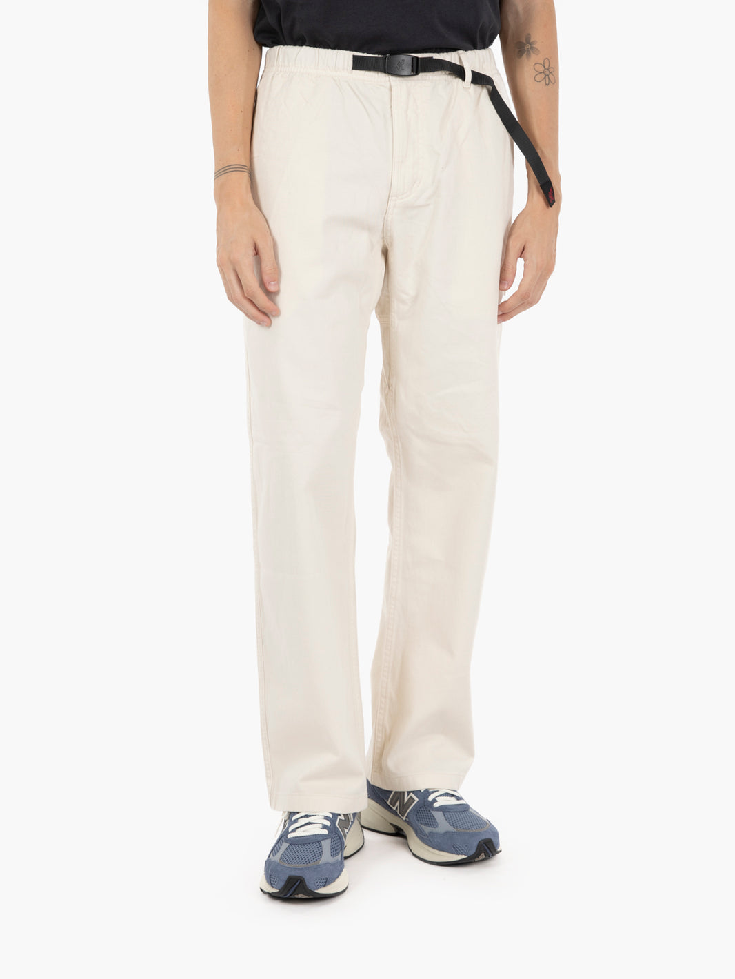 Pantalone loose greige
