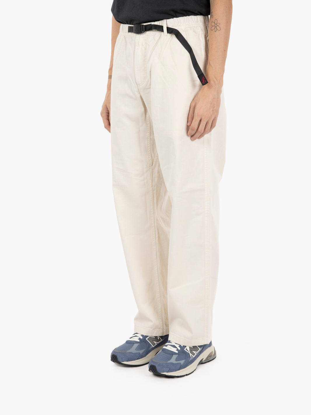 Pantalone loose greige