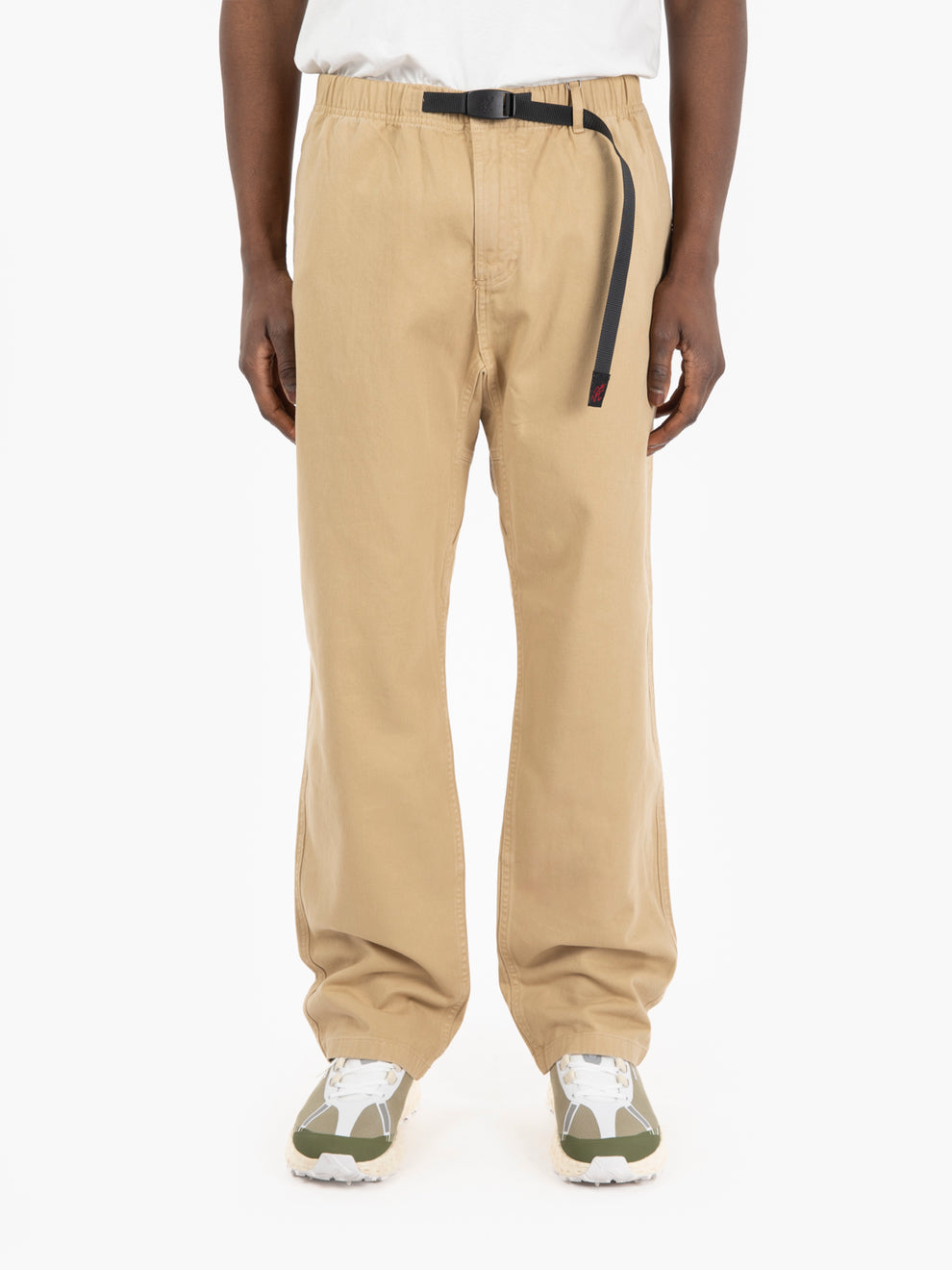 Pantalone loose chino beige