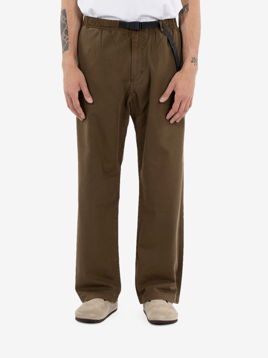 Pantaloni Bark pigment marrone