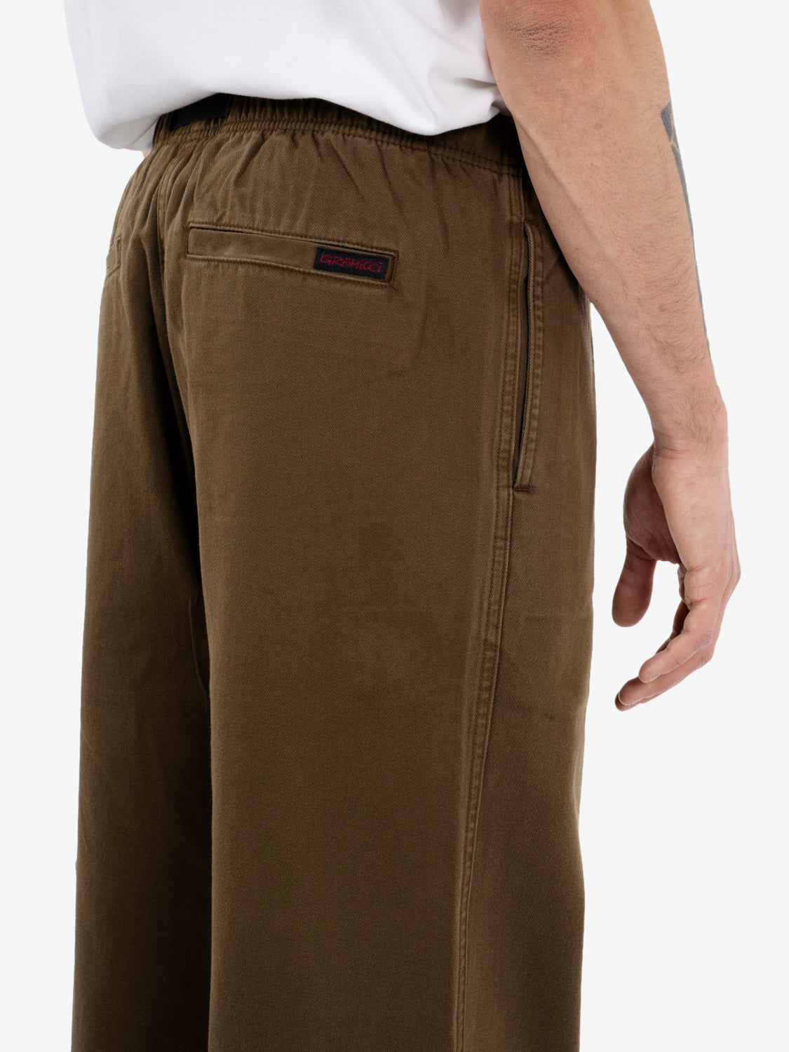 Pantaloni Bark pigment marrone