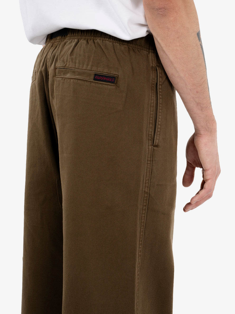 Pantaloni Bark pigment marrone