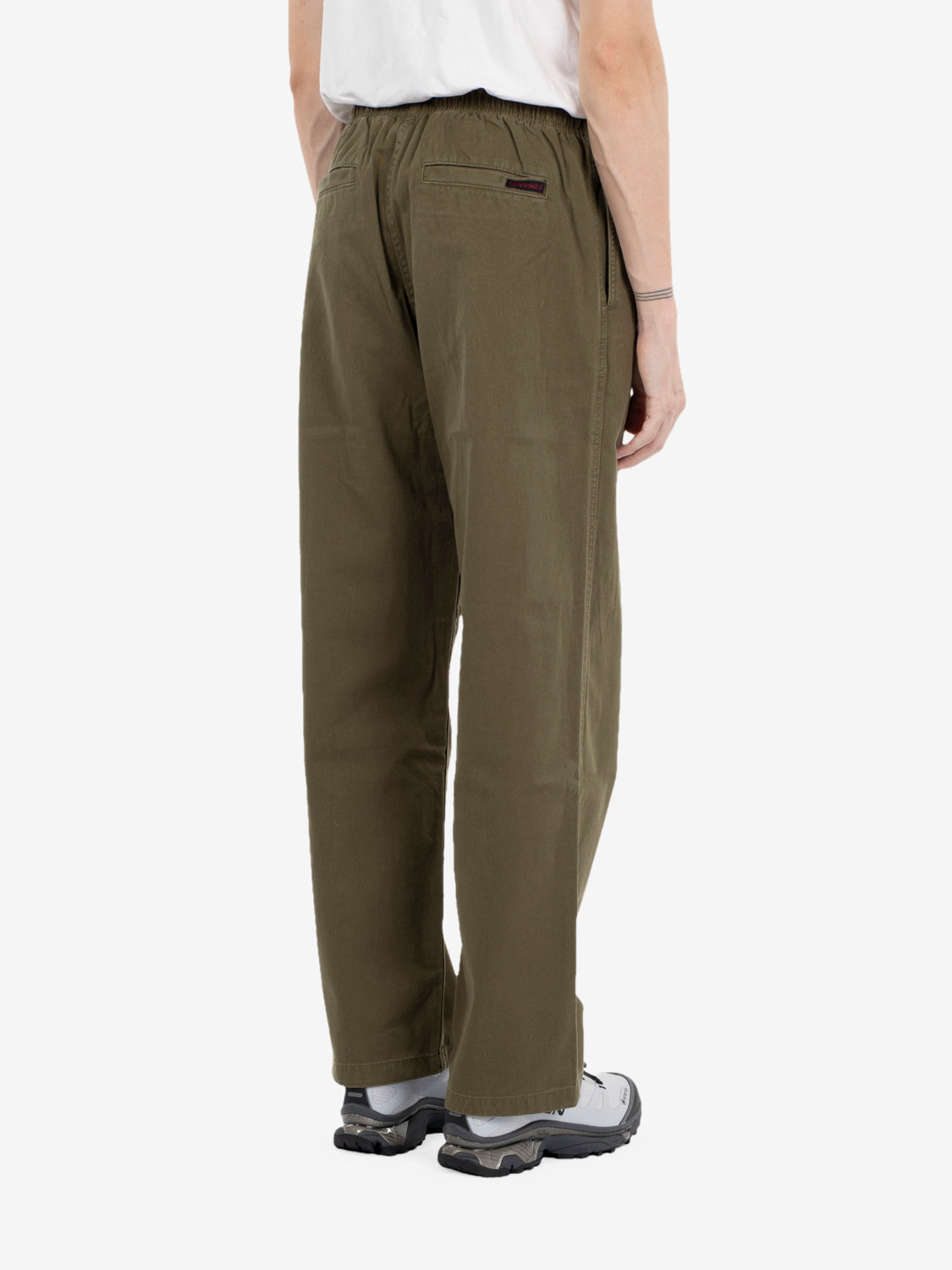 Pantaloni straight fit olive