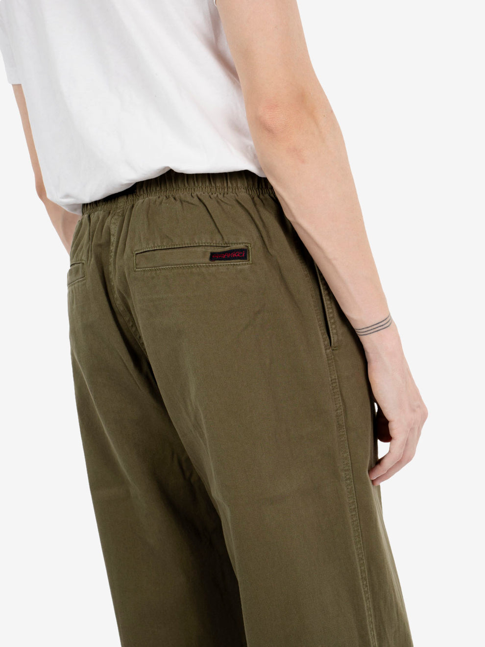 Pantaloni straight fit olive
