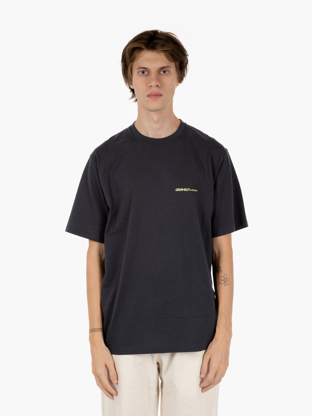 T-shirt con stampa grafica nero