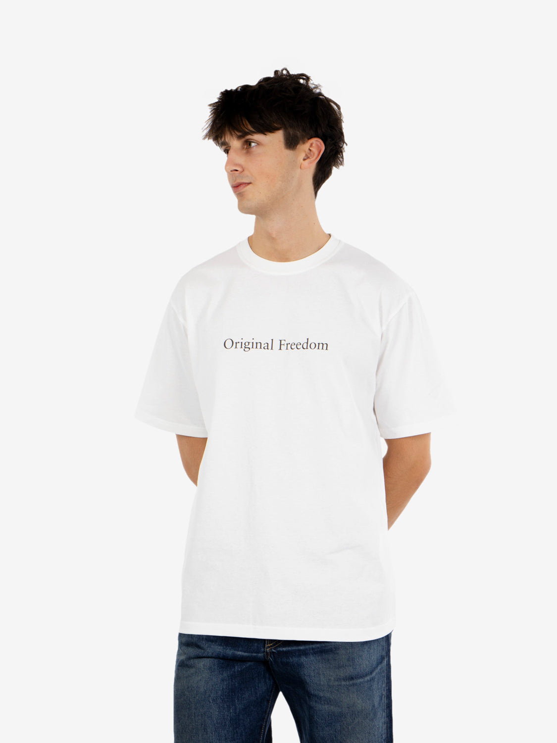Vase tee white