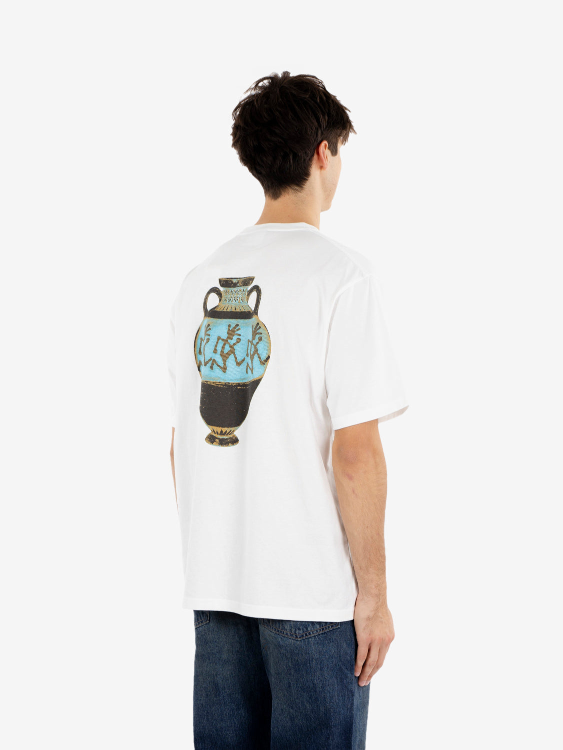 Vase tee white