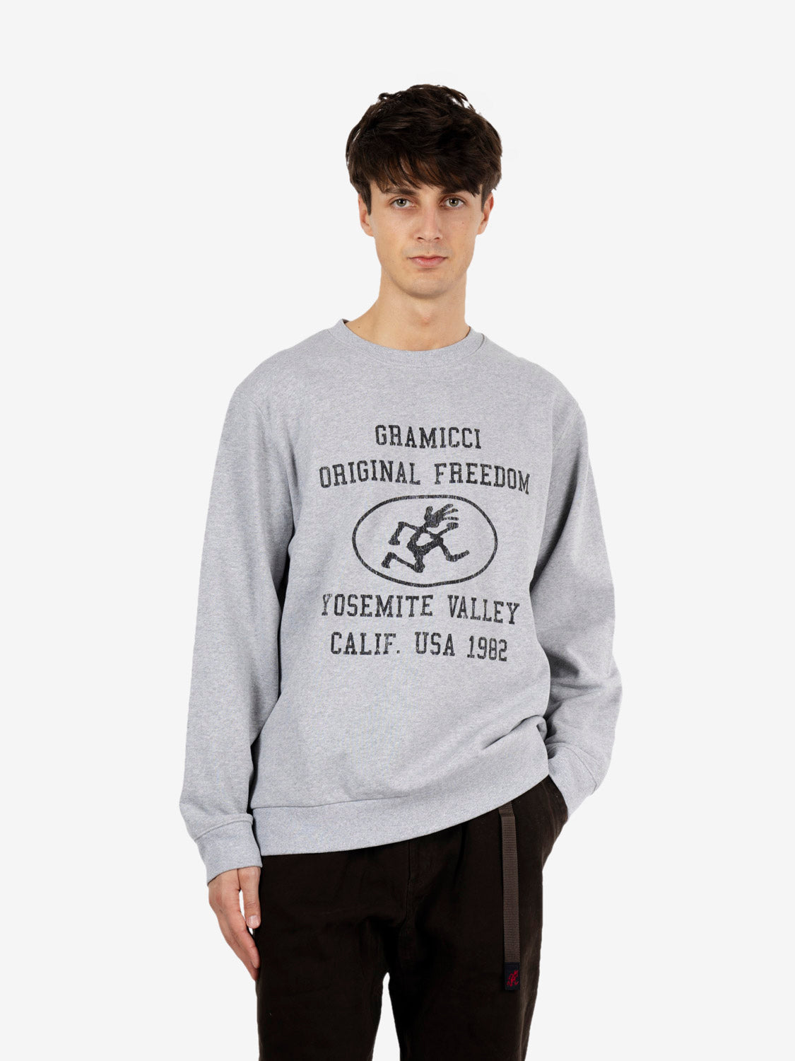Yosemite valley sweatshirt grey heather