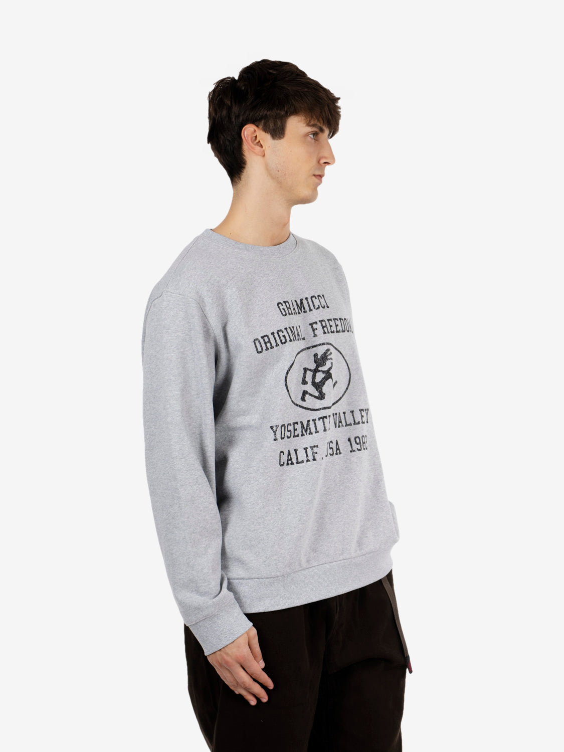 Yosemite valley sweatshirt grey heather