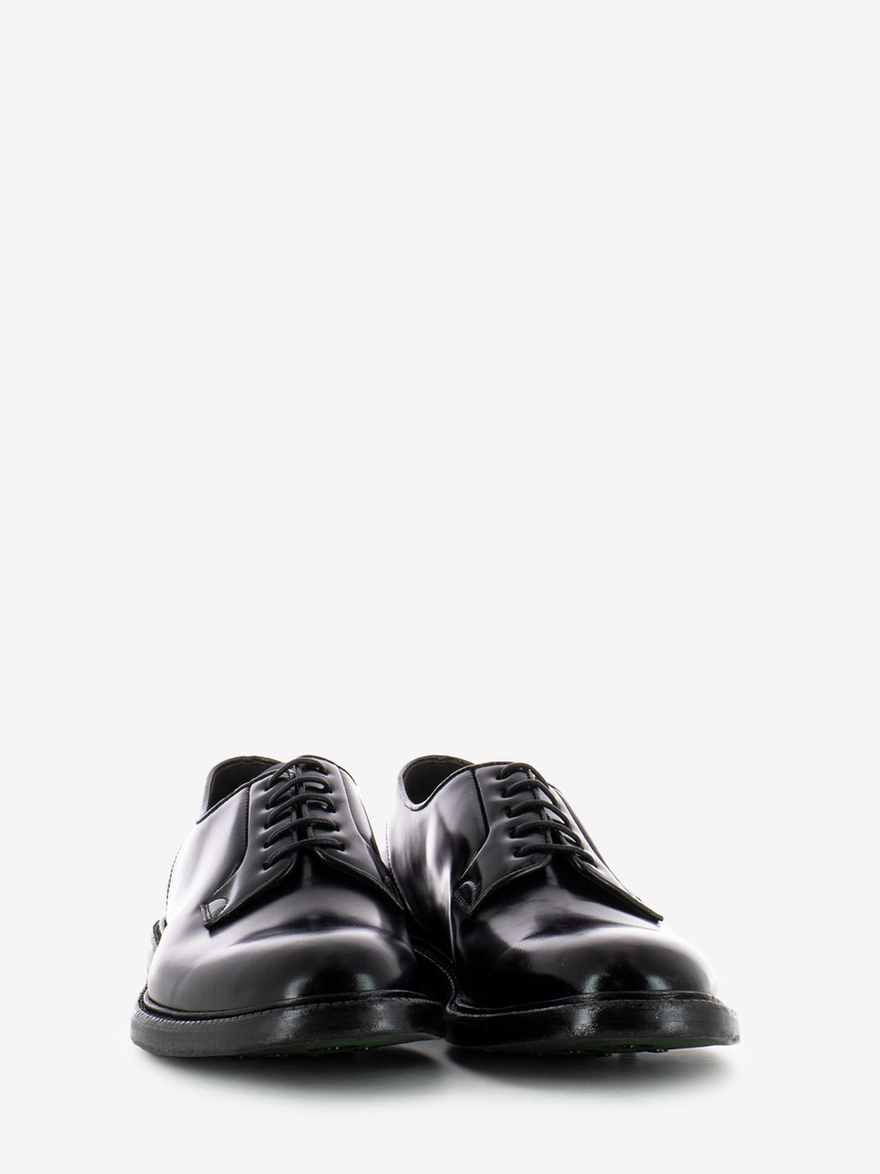 Derby in pelle shine nere
