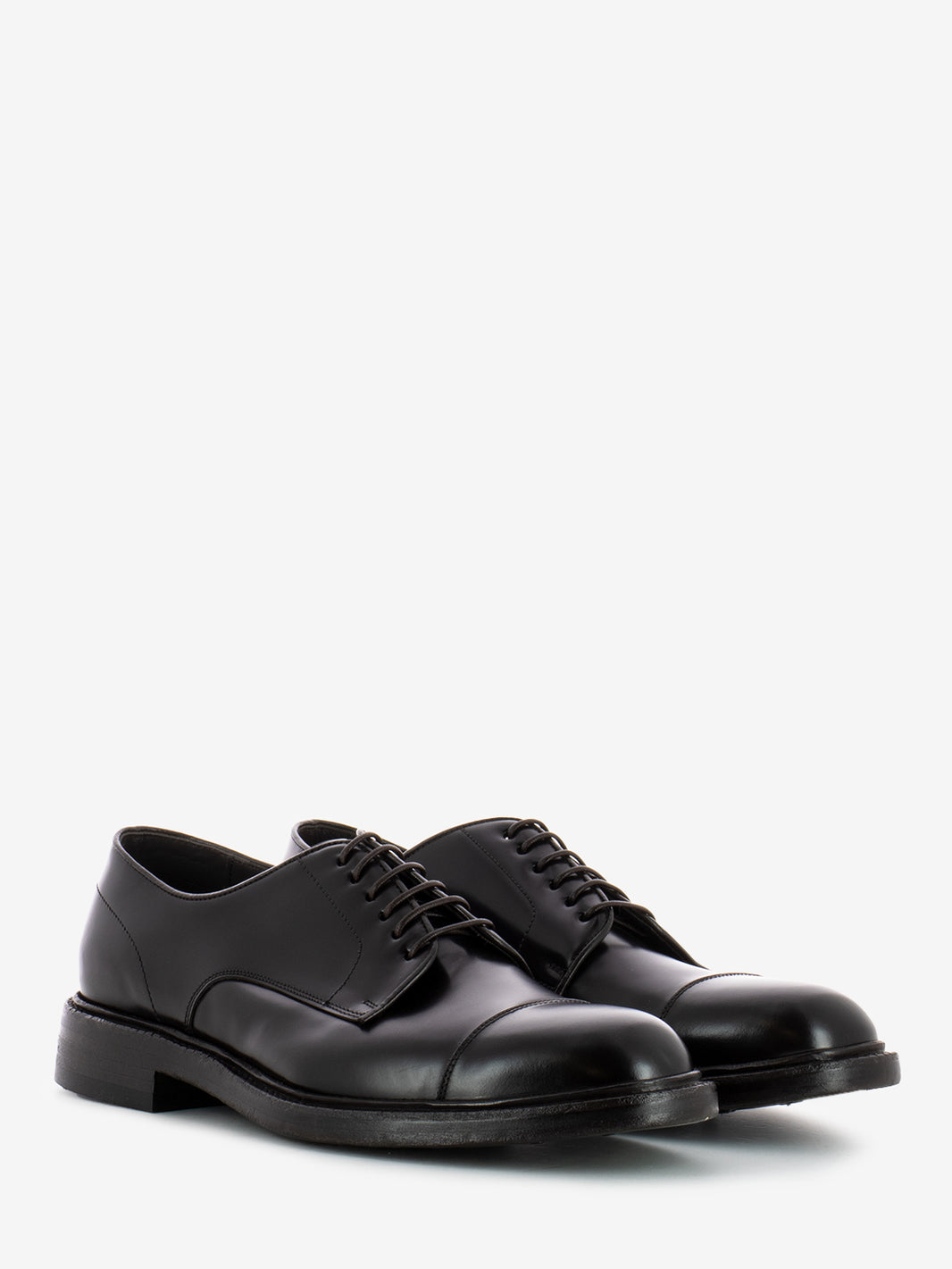 Brown Shine Leather Derby