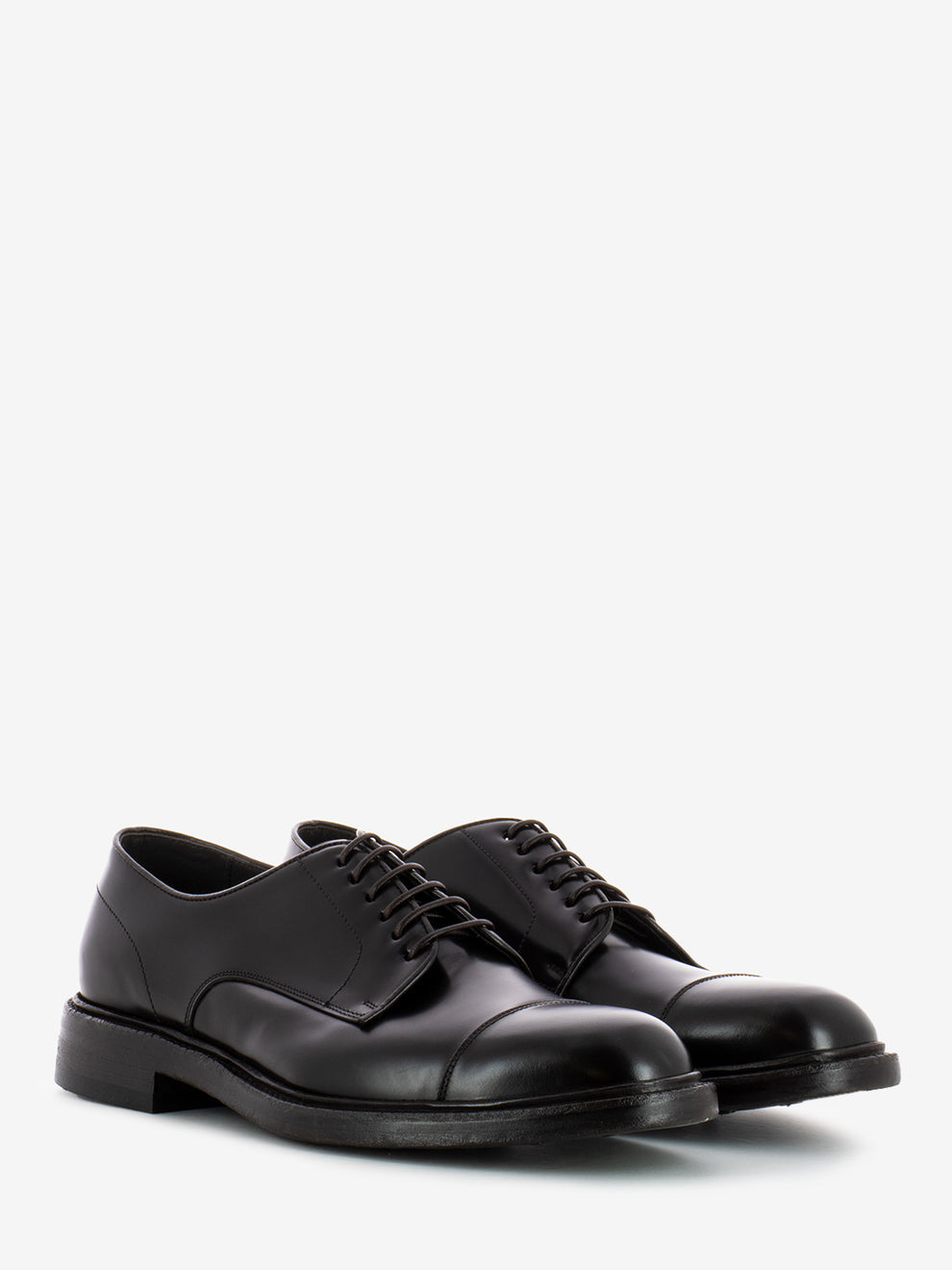 Brown Shine Leather Derby