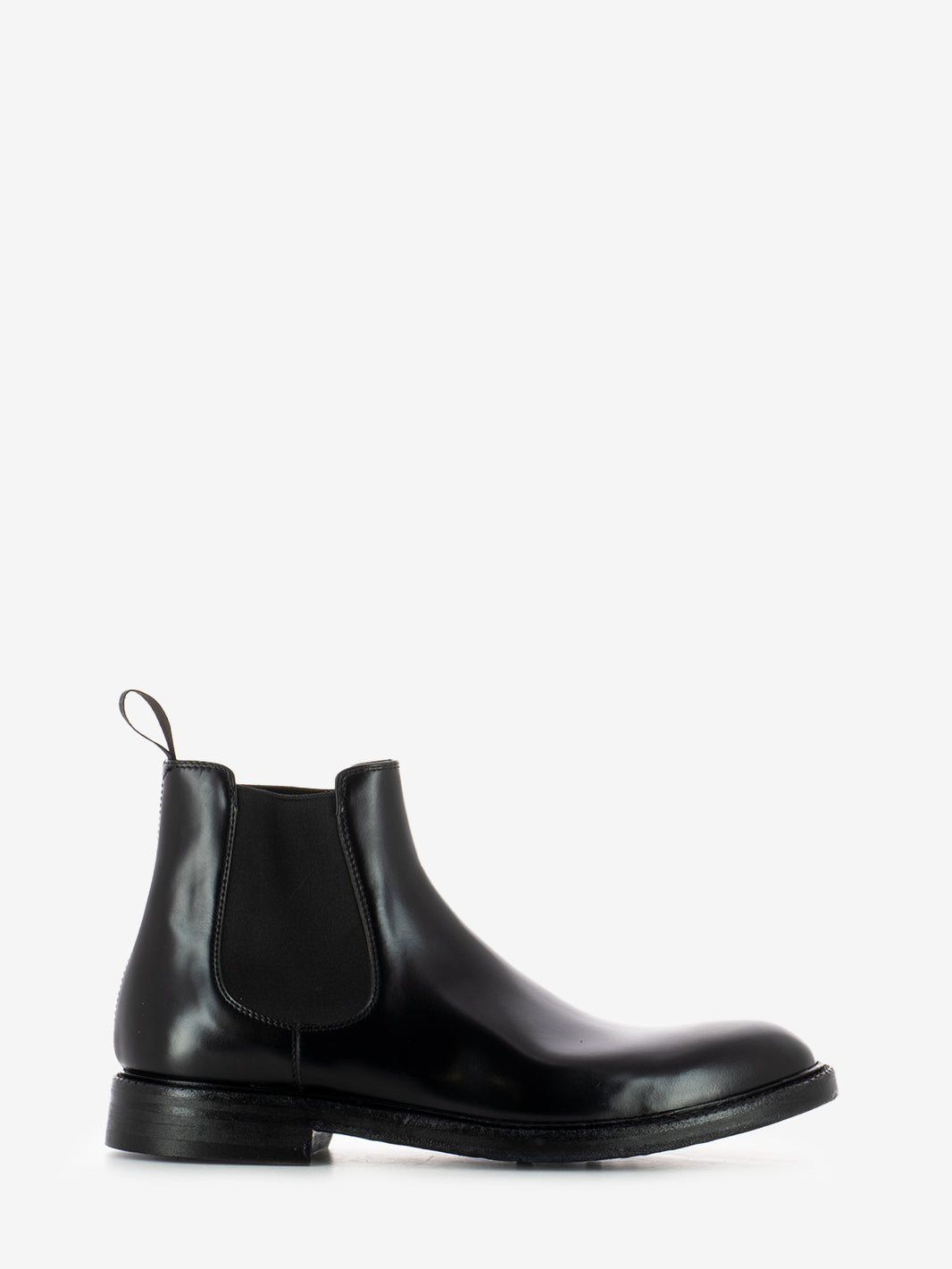 Beatles in black polished leather wash