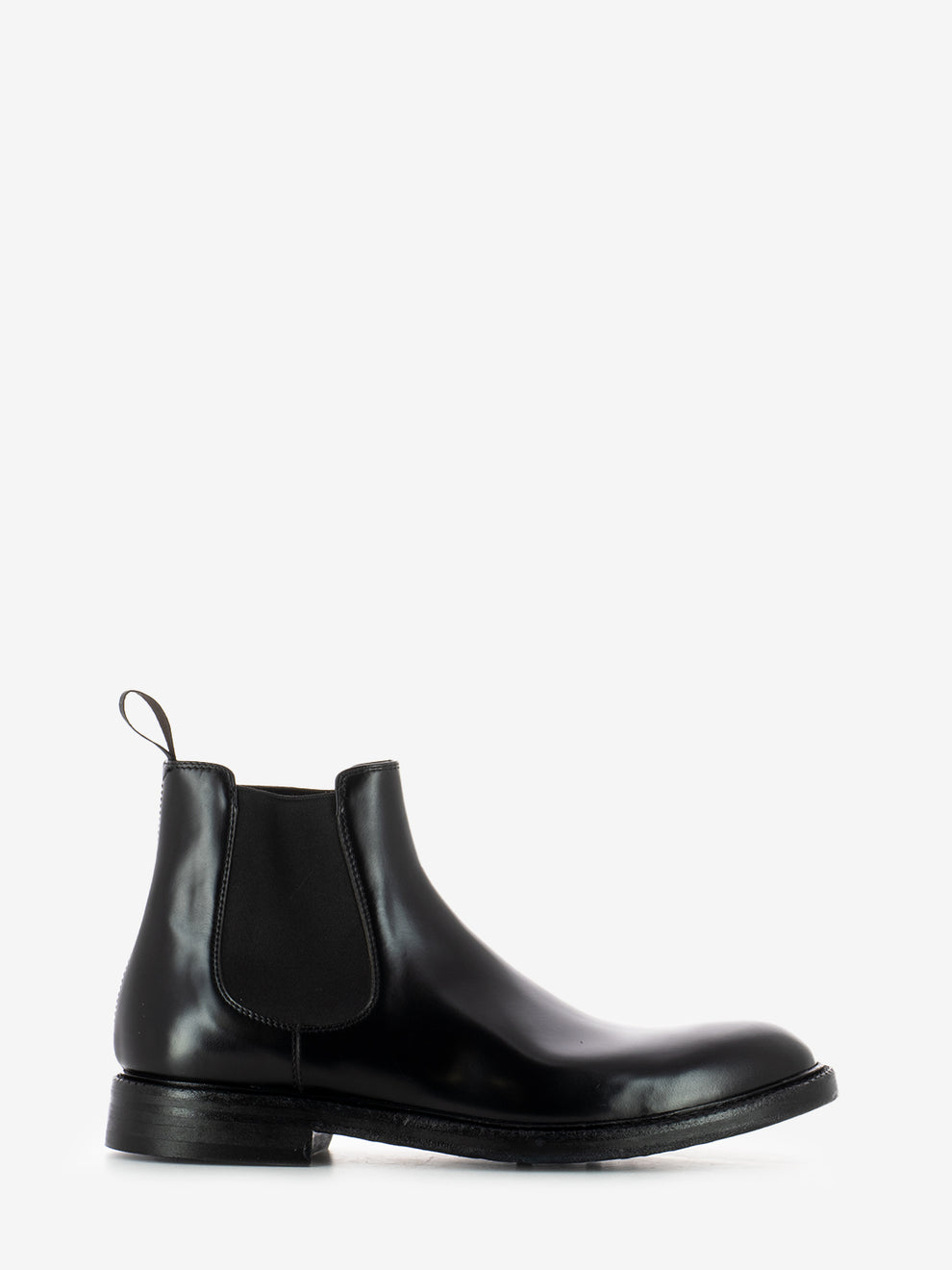 Beatles in black polished leather wash