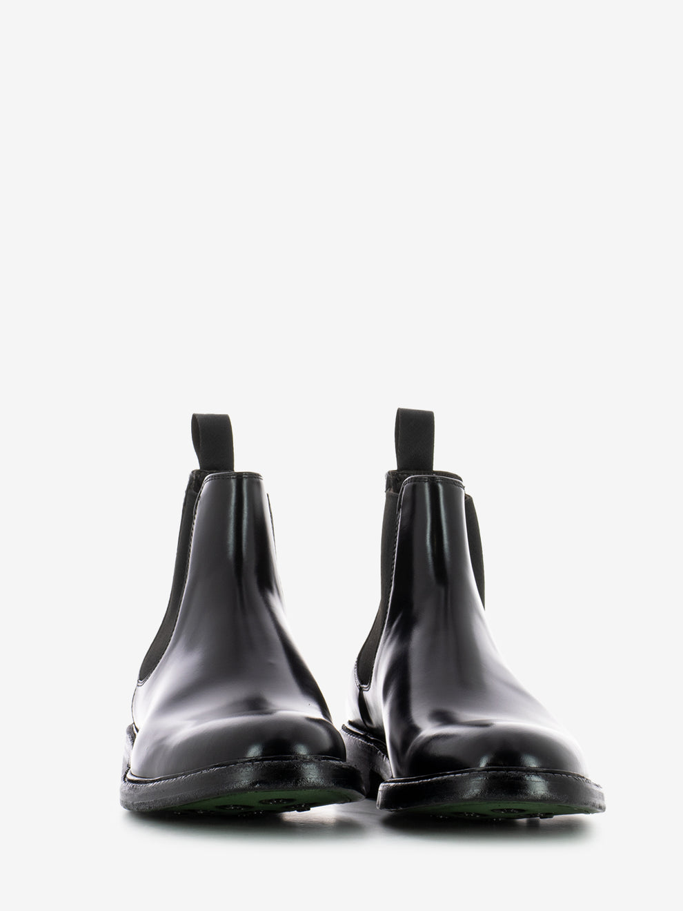 Beatles in black polished leather wash
