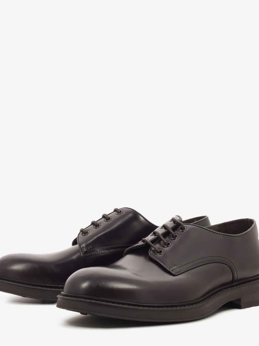 Burgundy brushed Derby