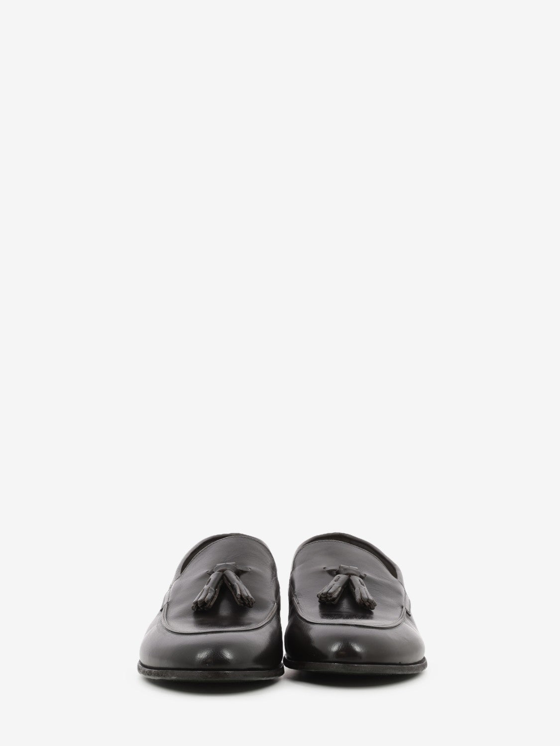 DARK BROWN LEATHER TASSEL MOCCASIN 1012-2684_20