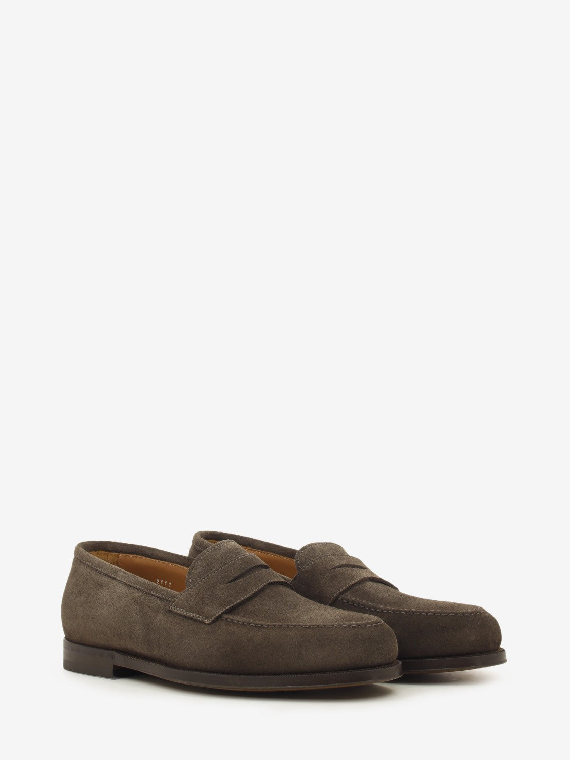 MOCCASIN LEATHER SOLE DARK BROWN LIGHT AGED 2111-2762-LEATHER_181