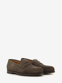 MOCCASIN LEATHER SOLE DARK BROWN LIGHT AGED 2111-2762-LEATHER_181