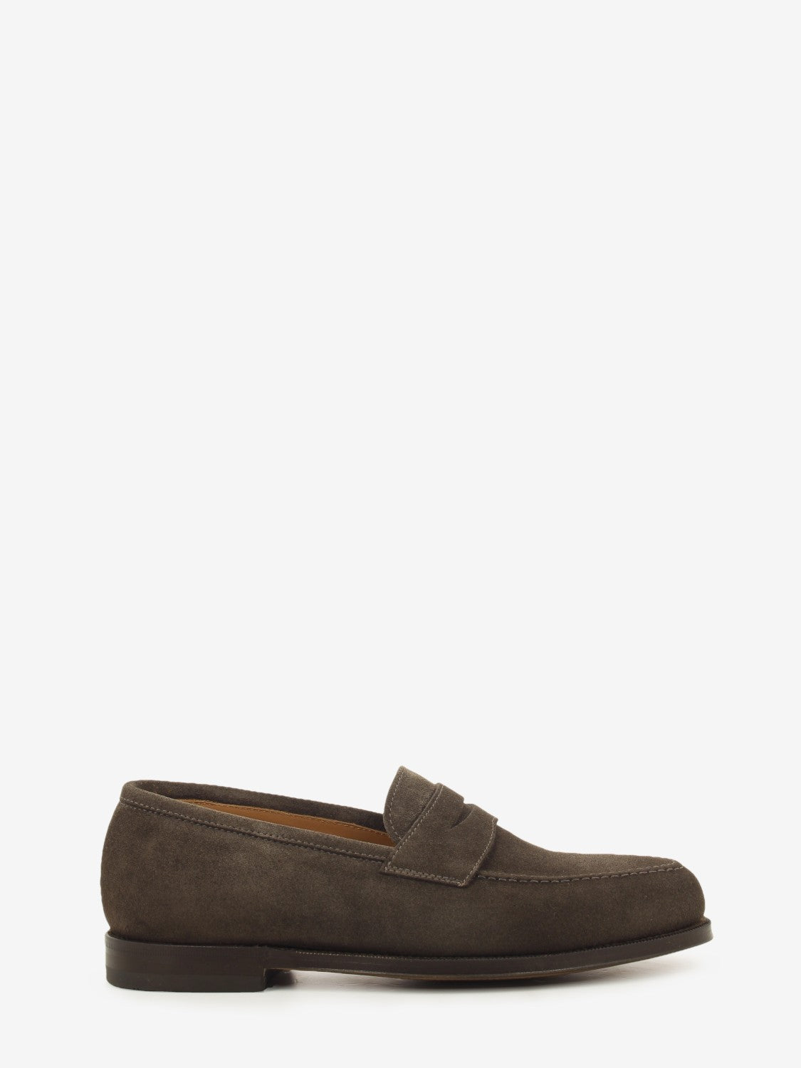 MOCCASIN LEATHER SOLE DARK BROWN LIGHT AGED 2111-2762-LEATHER_181