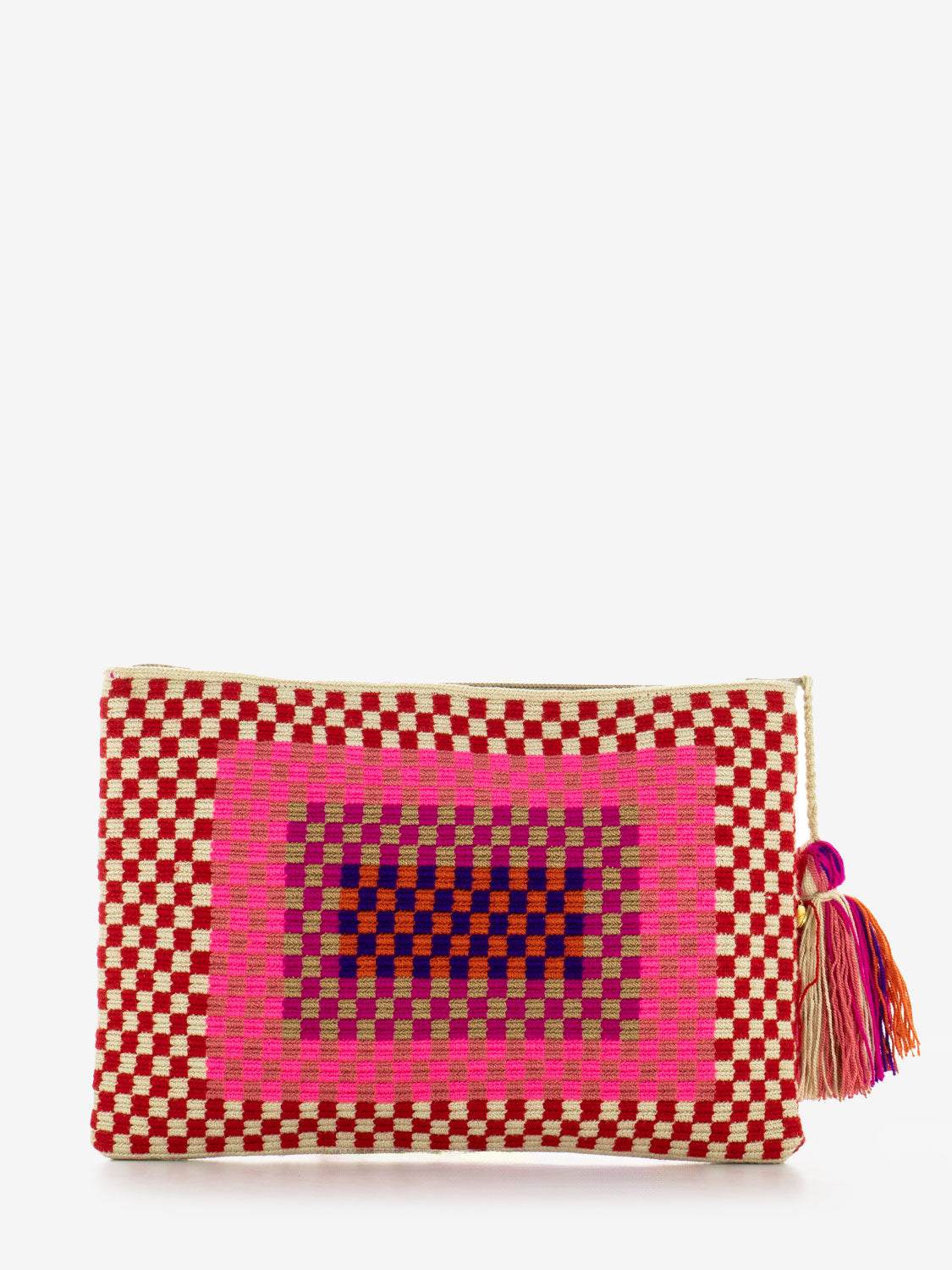 Clutch bag Pelican red / pink