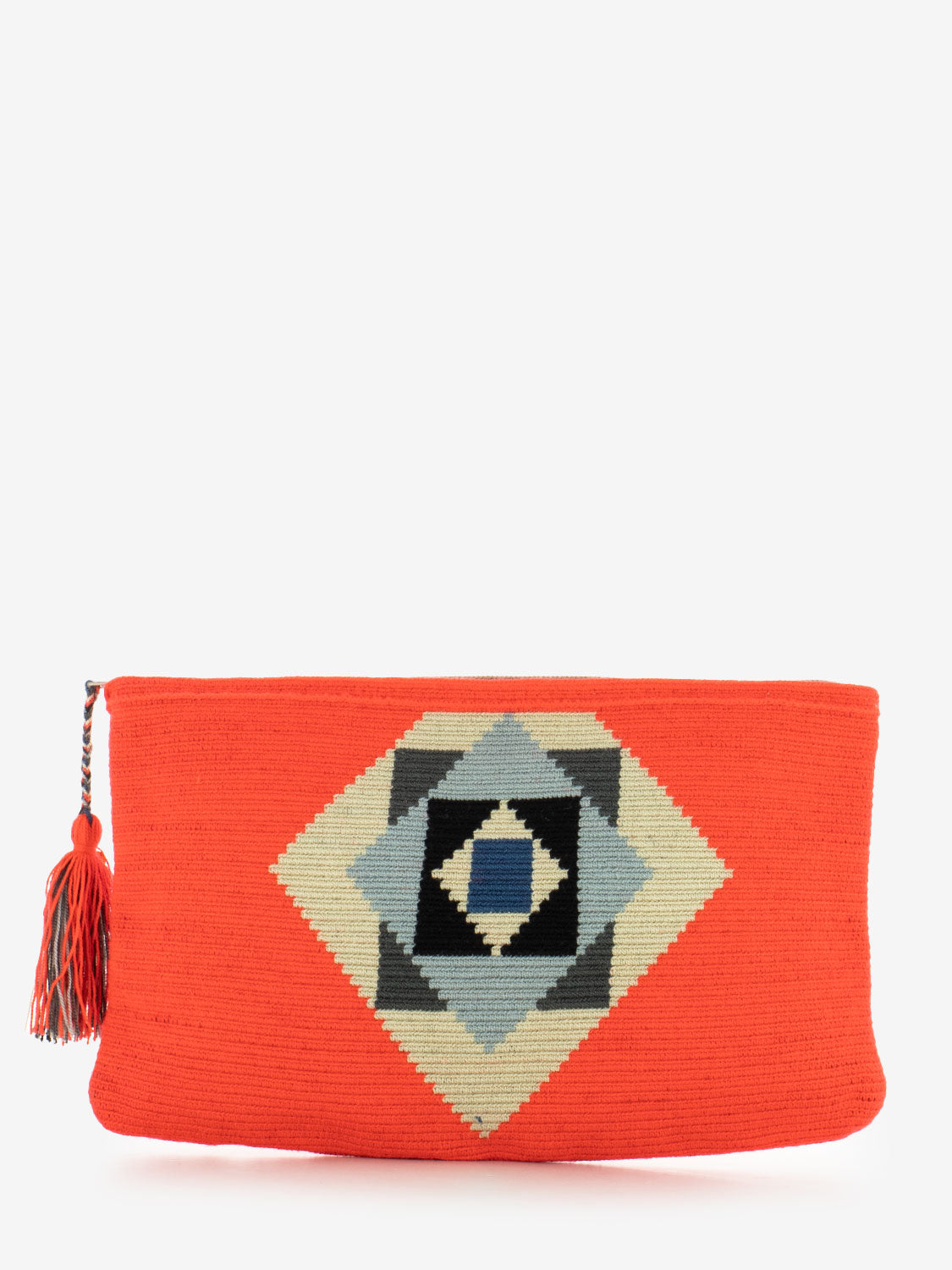 Clutch bag Vulture jade red / grey