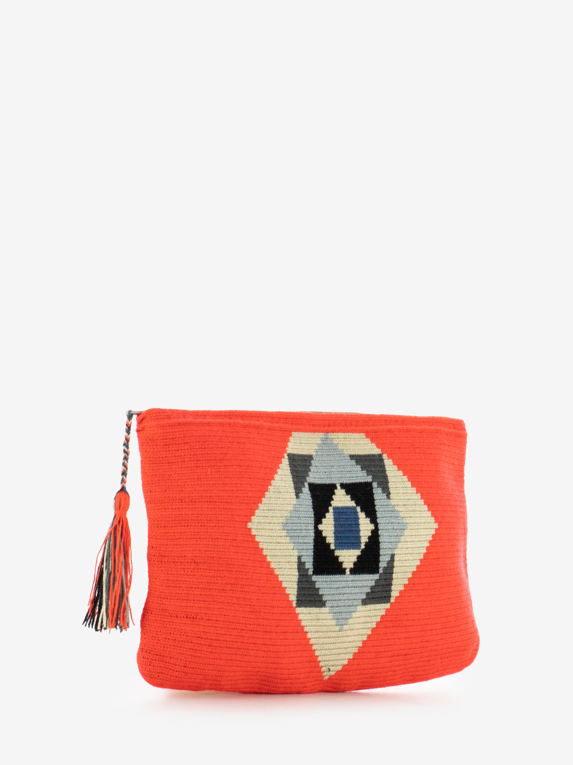 Clutch bag Vulture jade red / grey