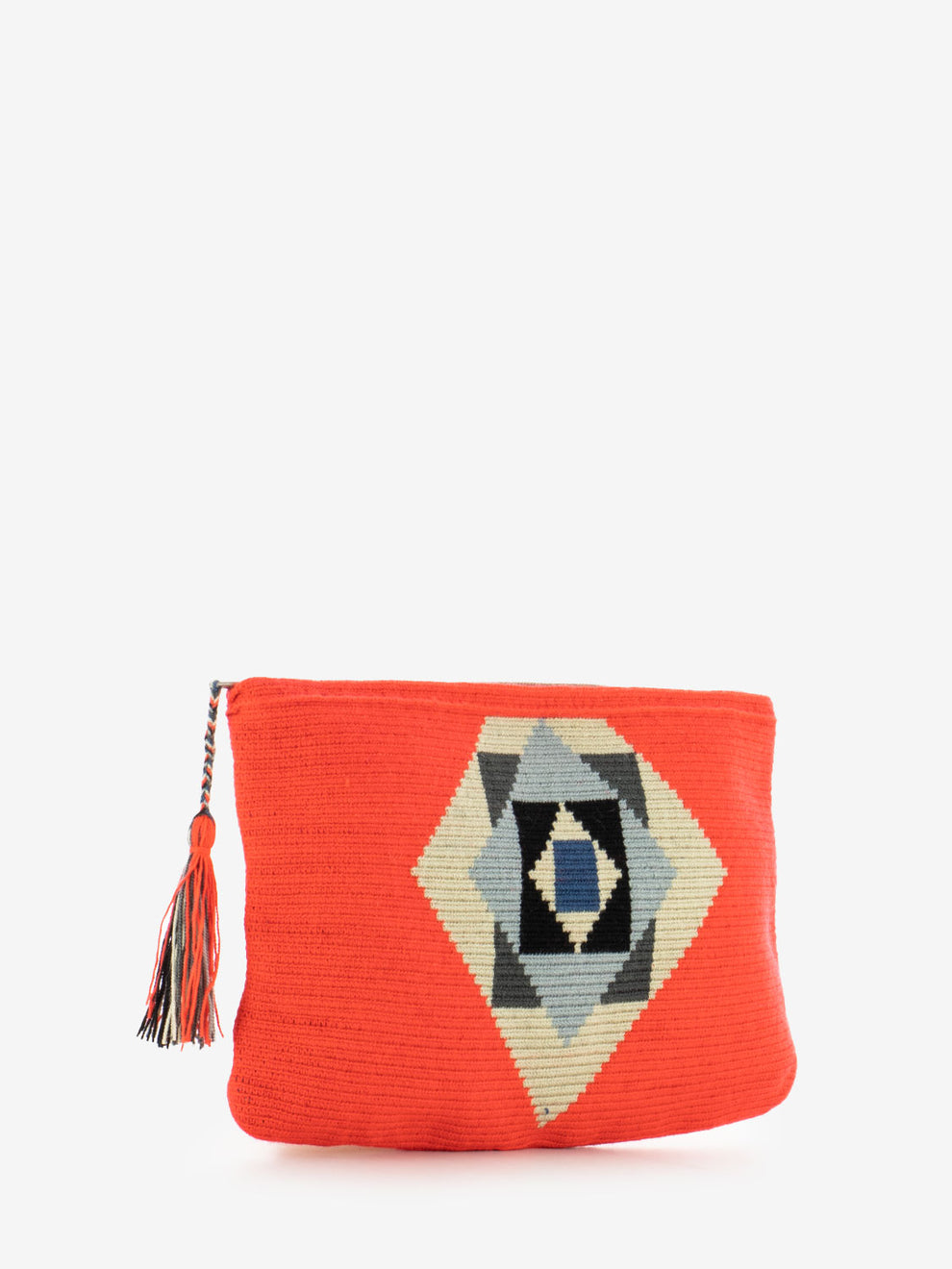 Clutch bag Vulture jade red / grey