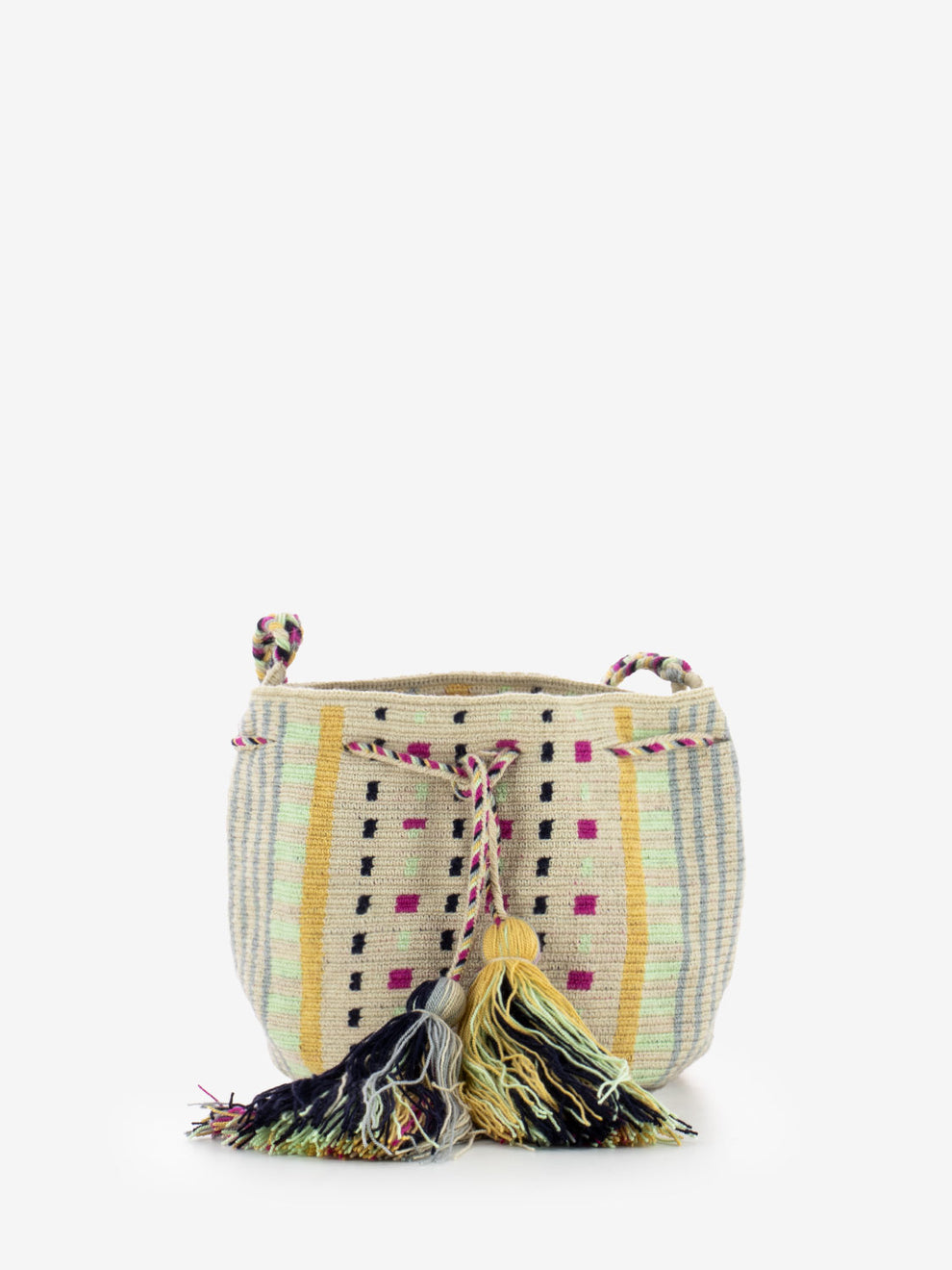 M Eagle beige / magenta crossbody bag