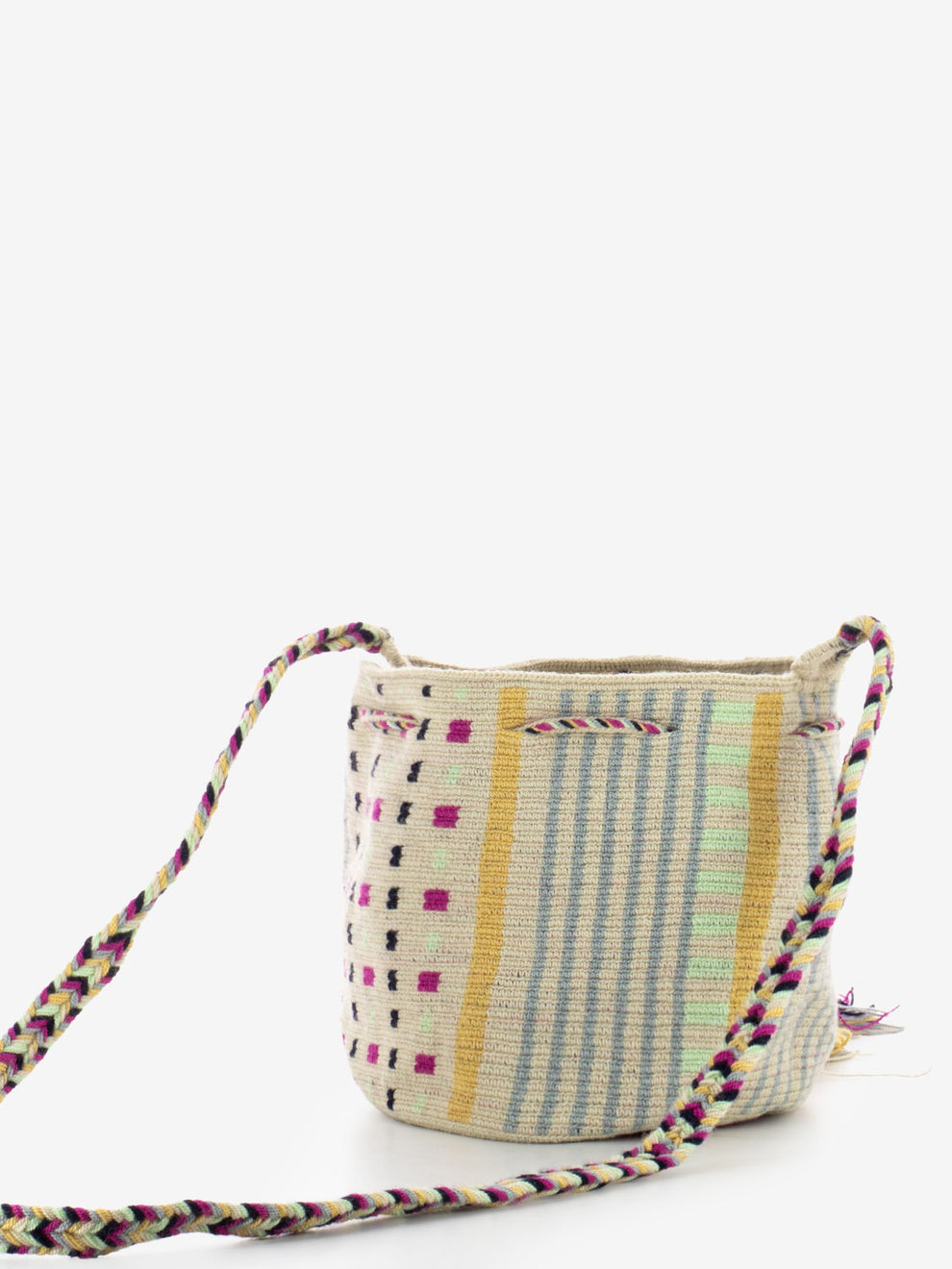 M Eagle beige / magenta crossbody bag