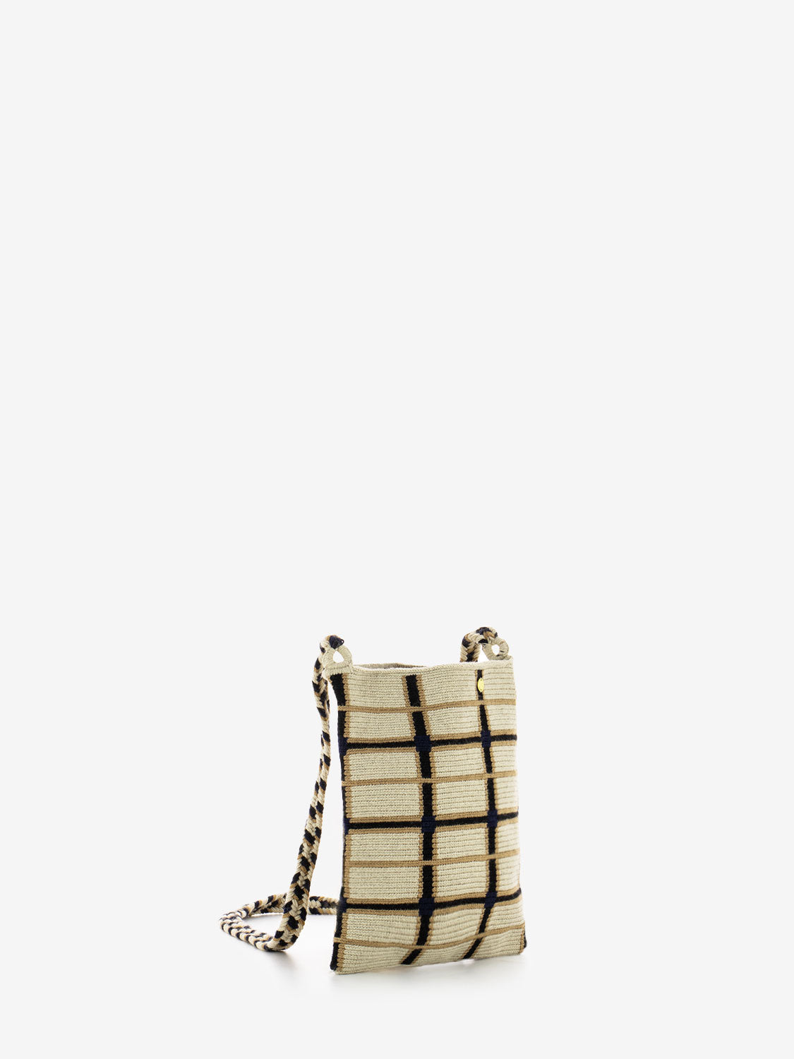 Opera bag Dove beige / black