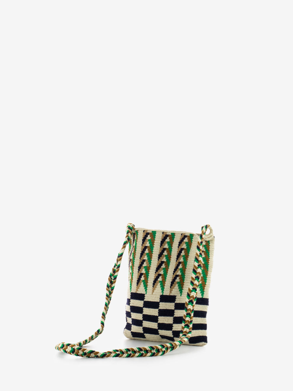 Opera bag Dove navy blue / green