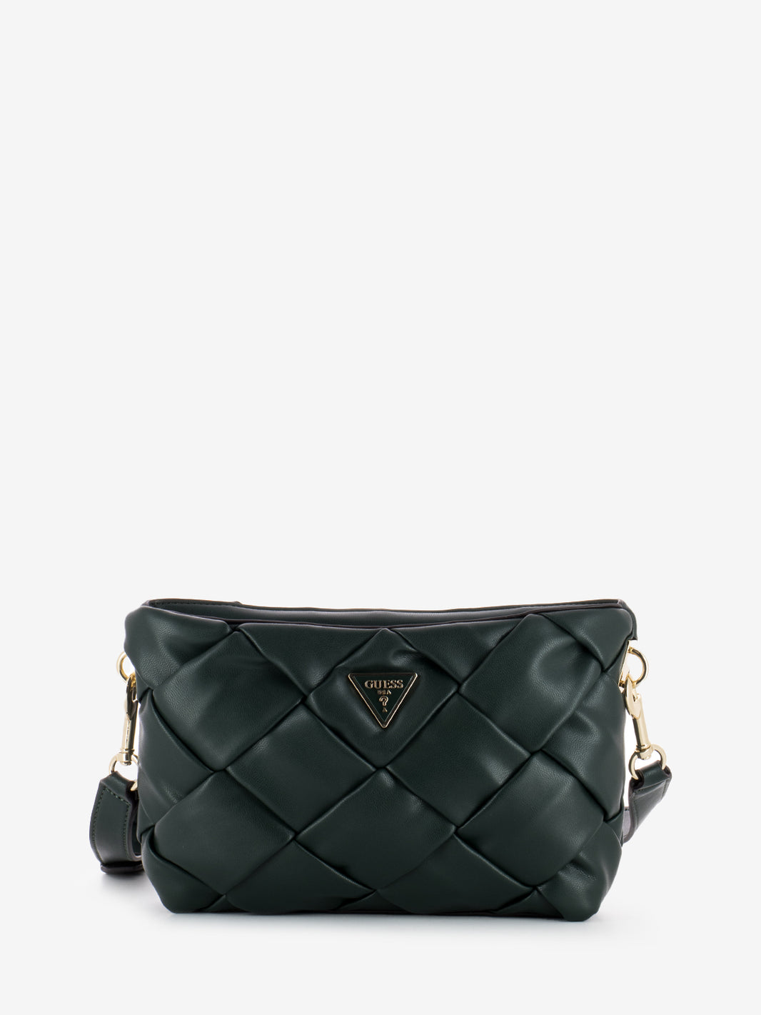 Crossbody bag top zip forest