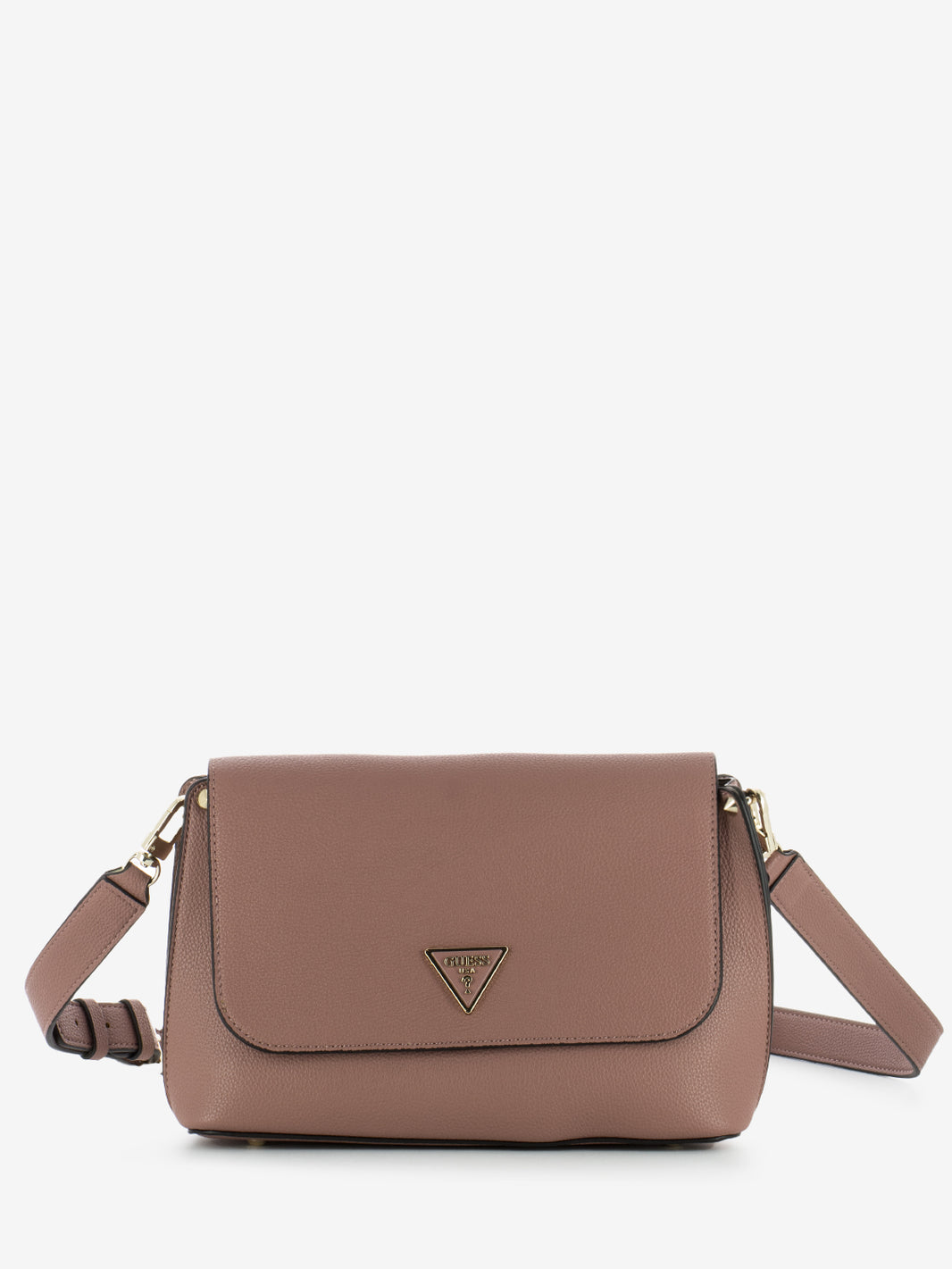 Meridian Flap Crossbody Rosewood Bag