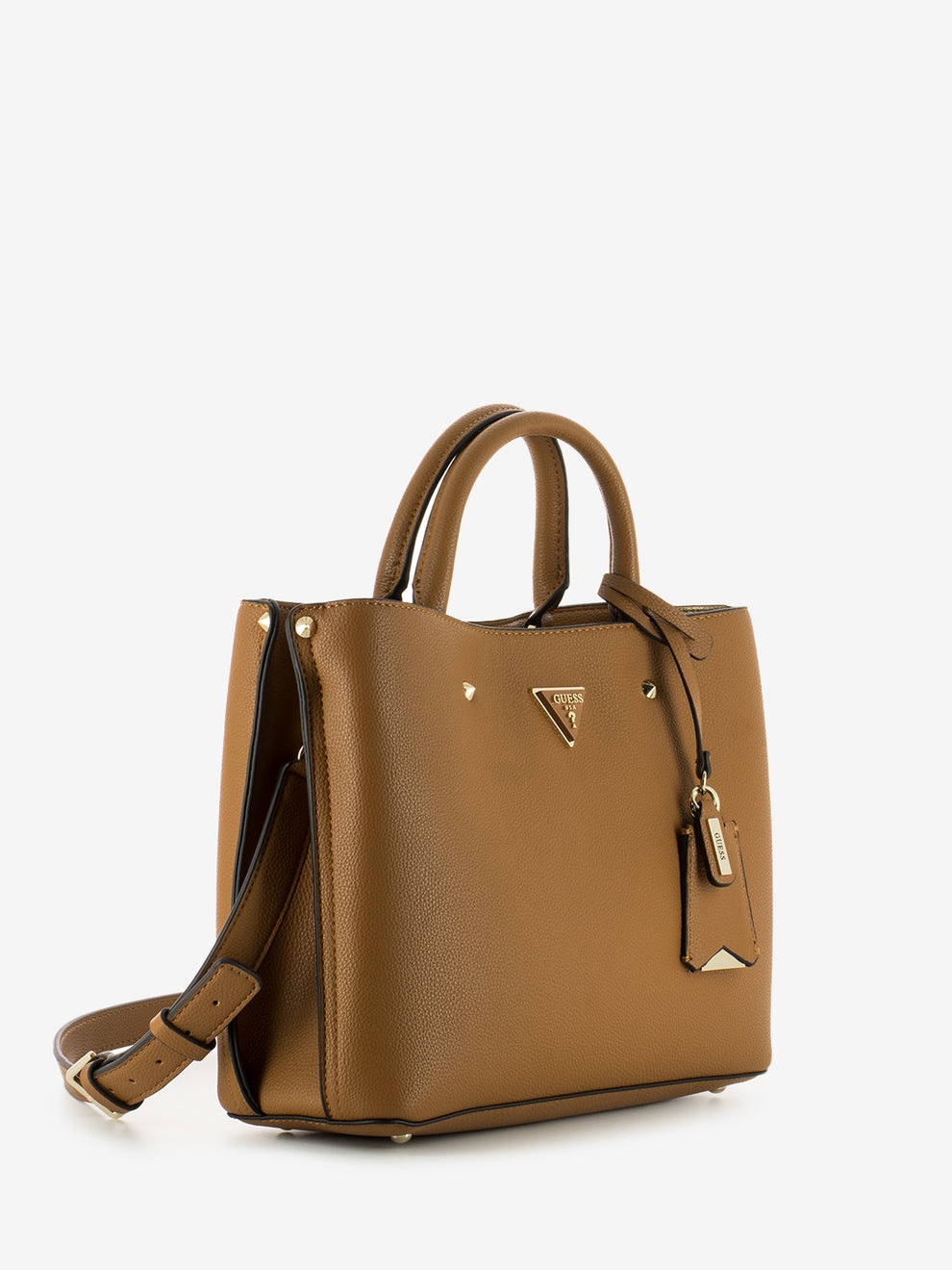 Meridian Girlfriend satchel cognac bag