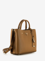 GUESS - Borsa Meridian Girlfriend satchel cognac