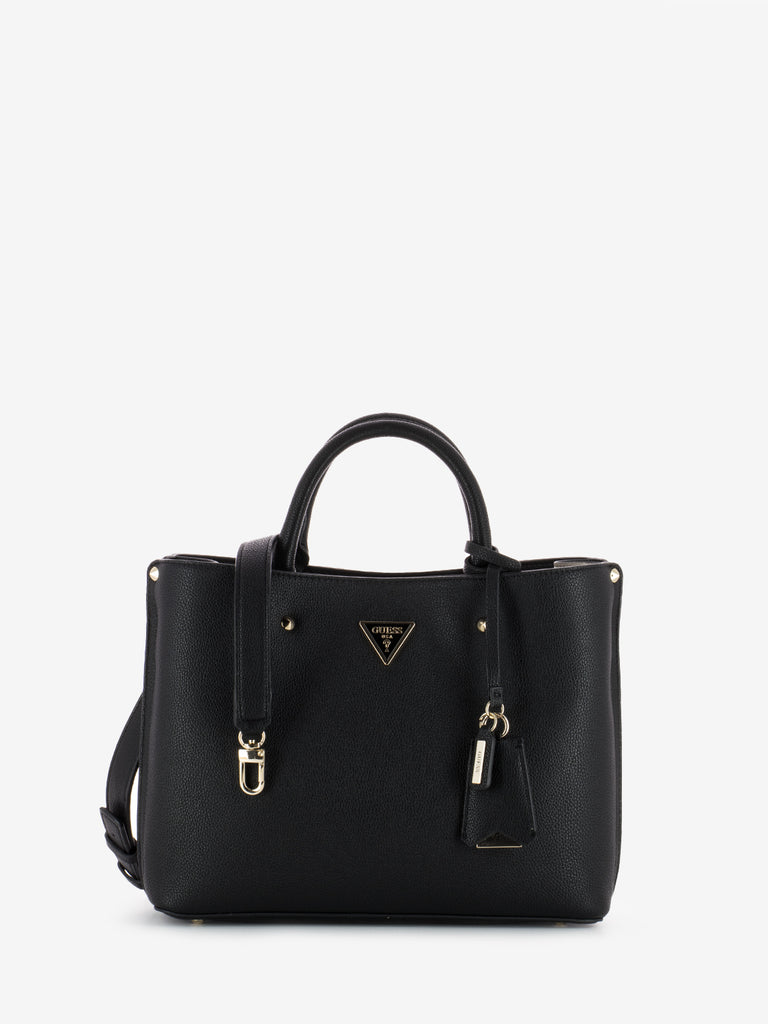 GUESS - Borsa Meridian Girlfriend satchel nero