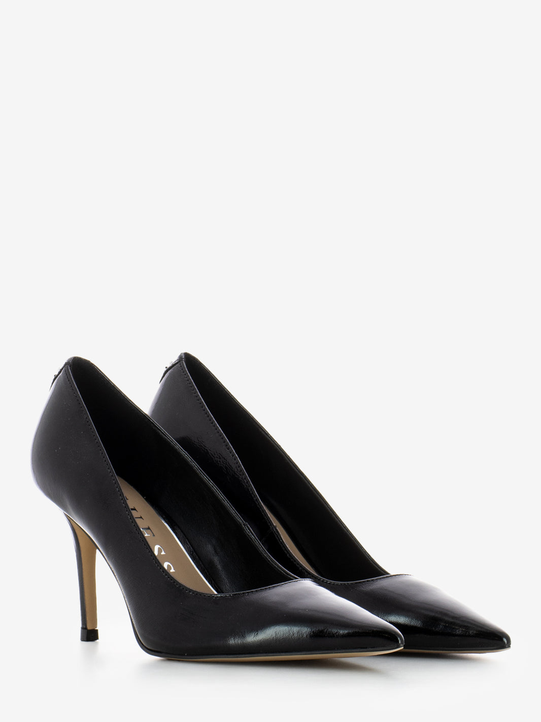 Décolleté in vernice nero