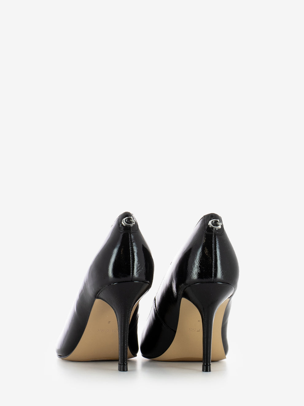 Décolleté in vernice nero