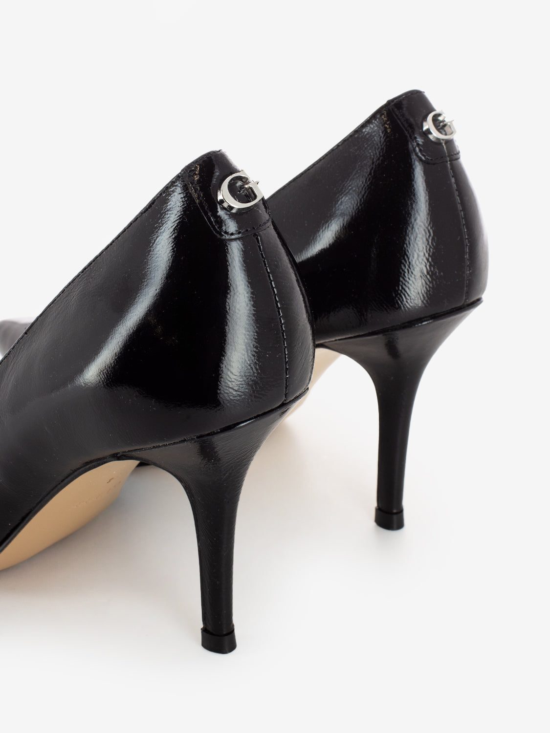 Décolleté in vernice nero
