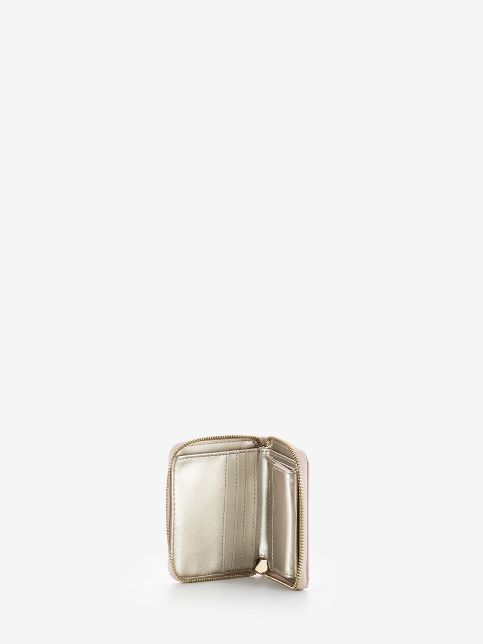 Small Laurel light rose zip around wallet