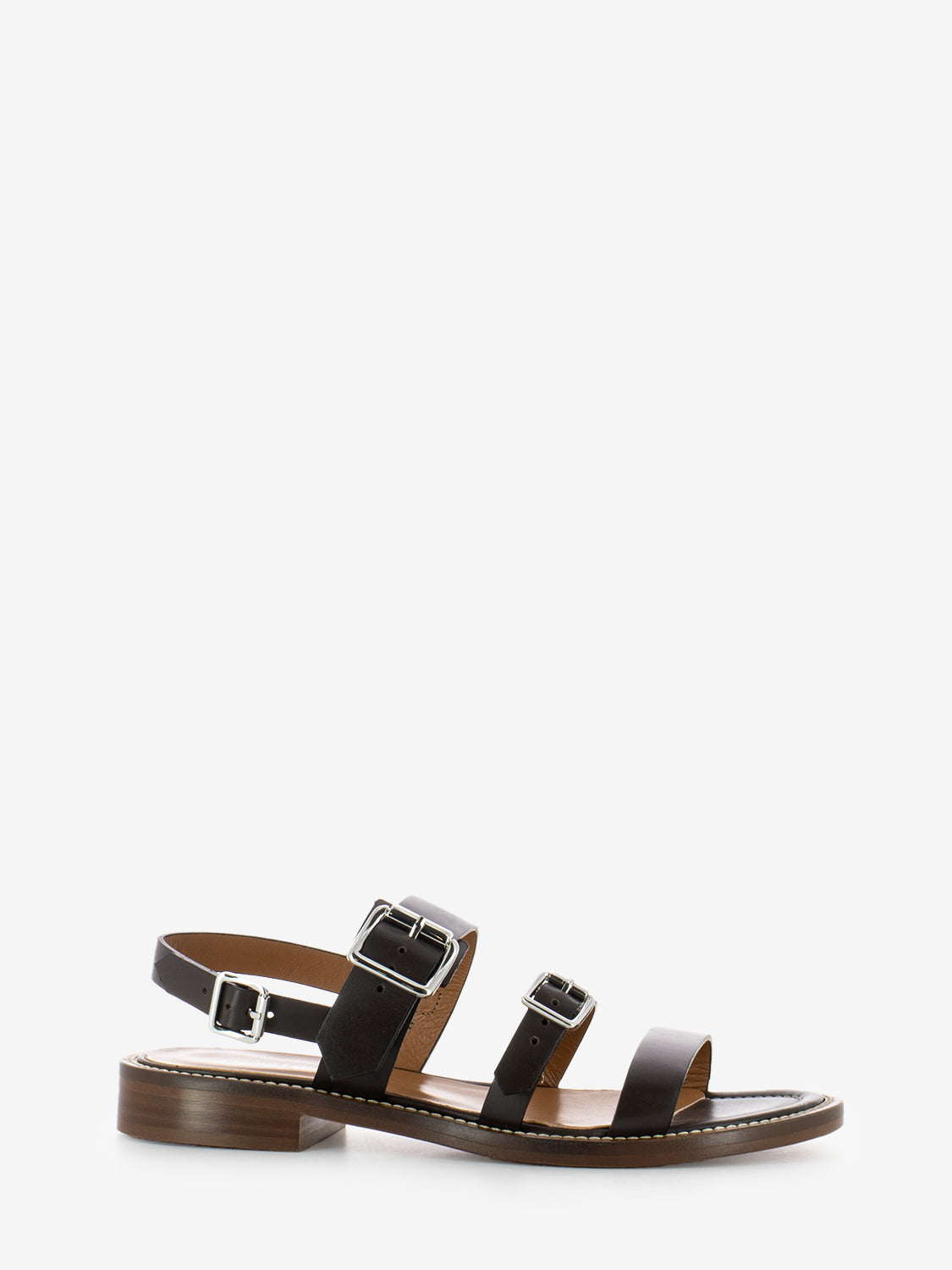 Sandali con fibbie Quenby ranch ebony
