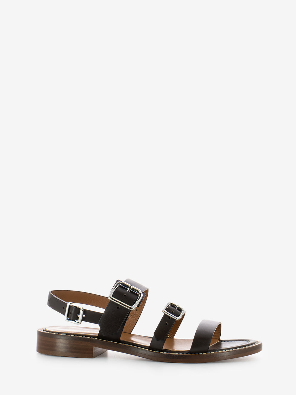 Sandali con fibbie Quenby ranch ebony