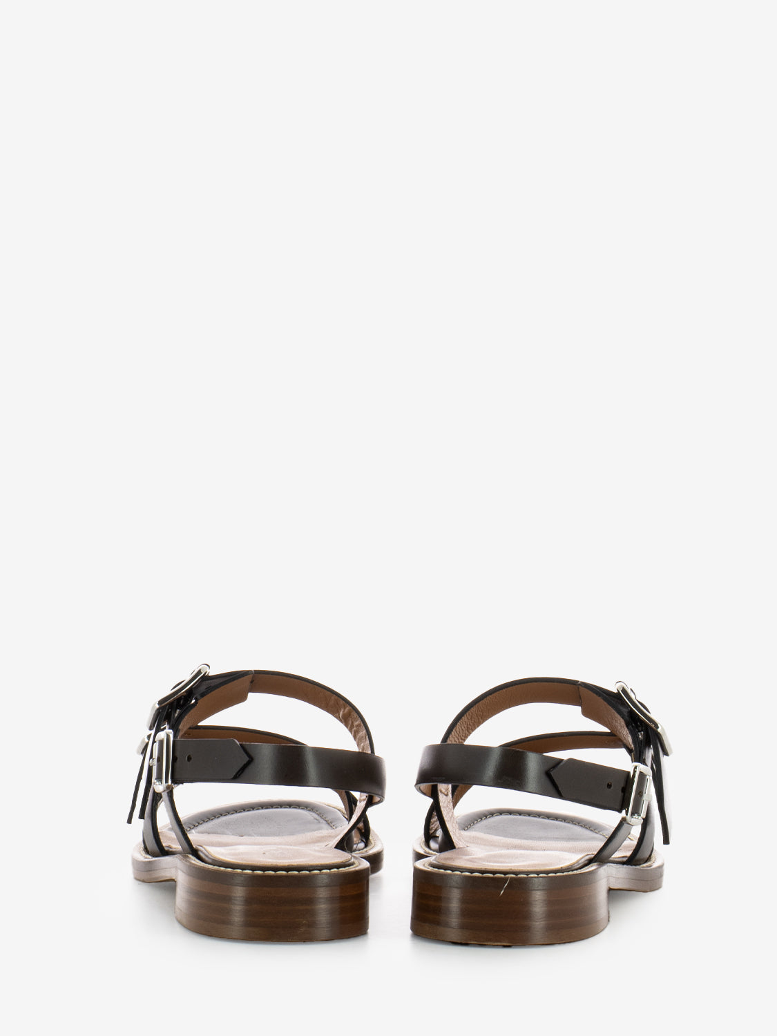 Sandali con fibbie Quenby ranch ebony