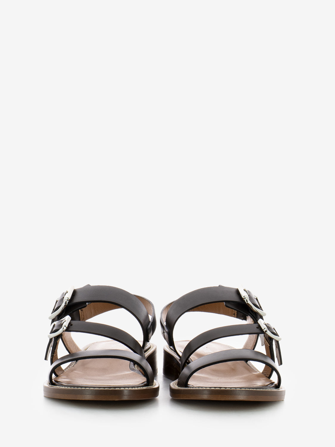 Sandali con fibbie Quenby ranch ebony