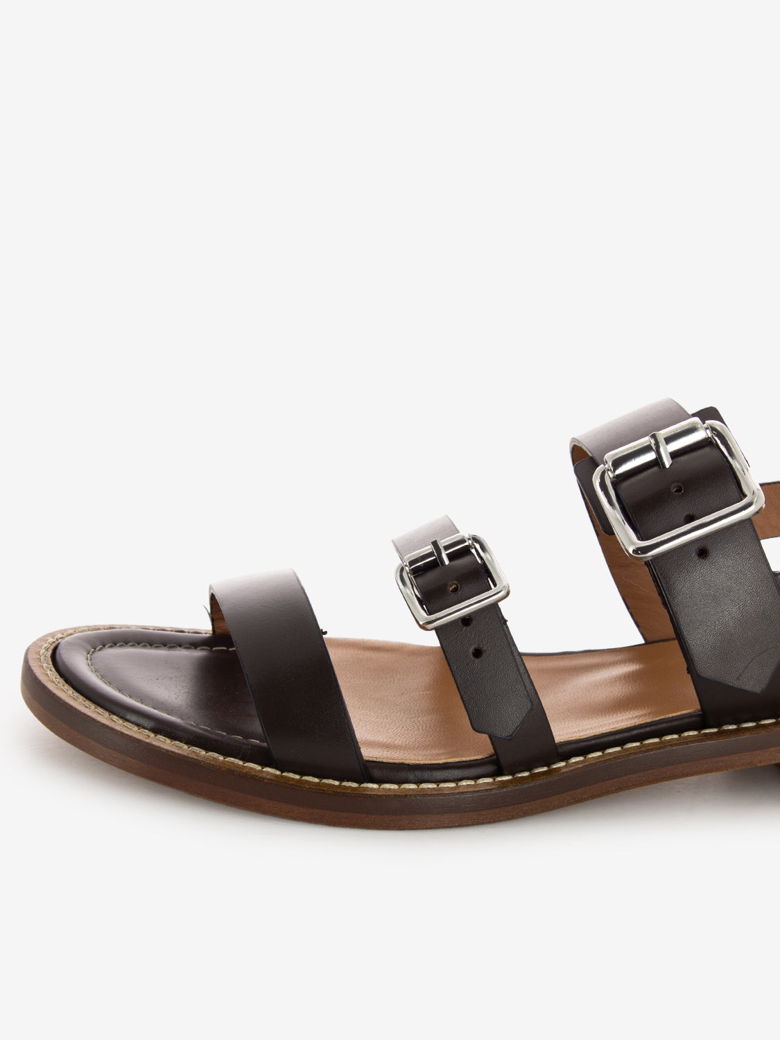 Sandali con fibbie Quenby ranch ebony