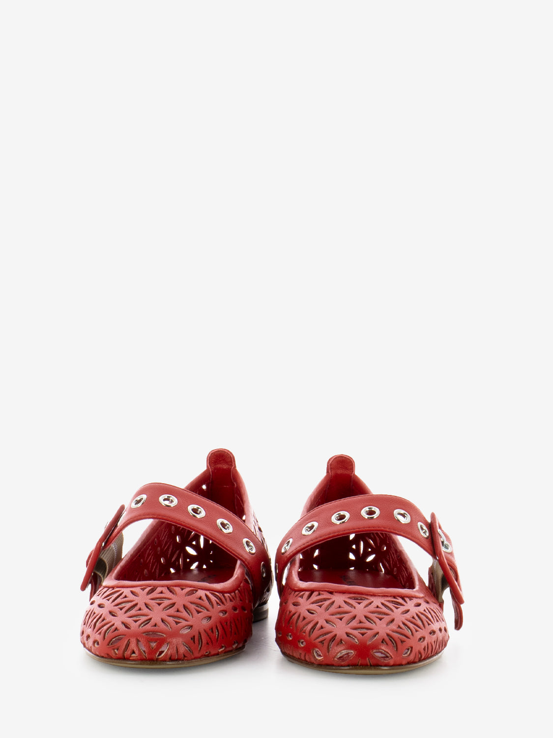 Ballerina traforata rossa