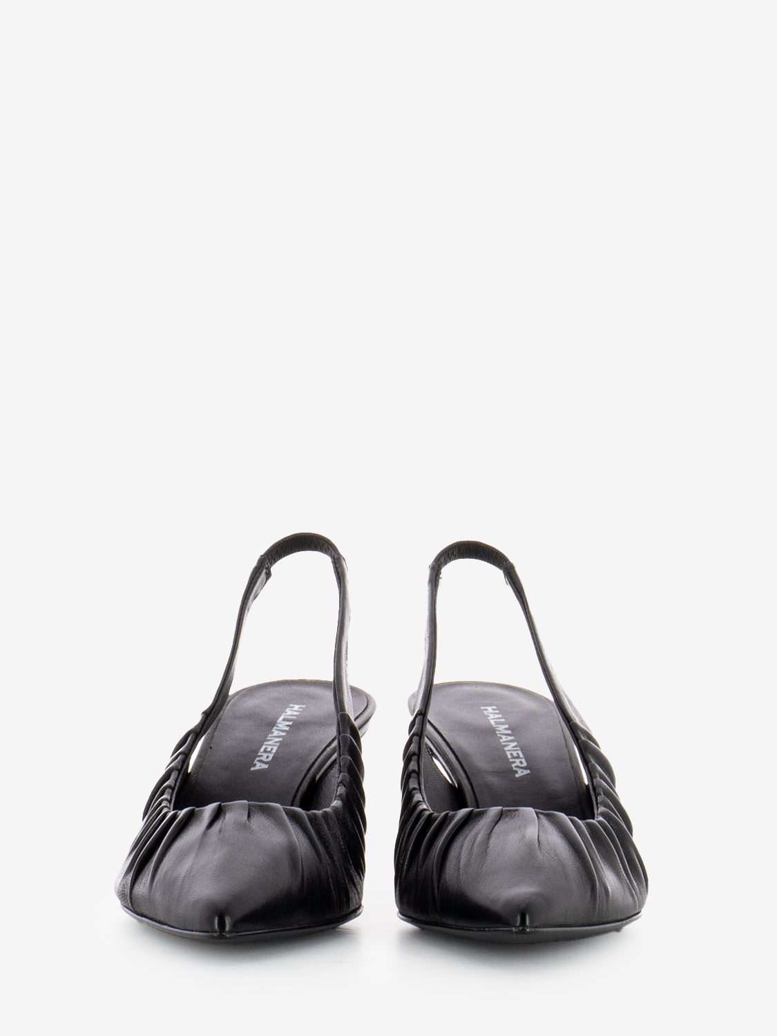 HALMANERA - Slingback in pelle nera | STIMM