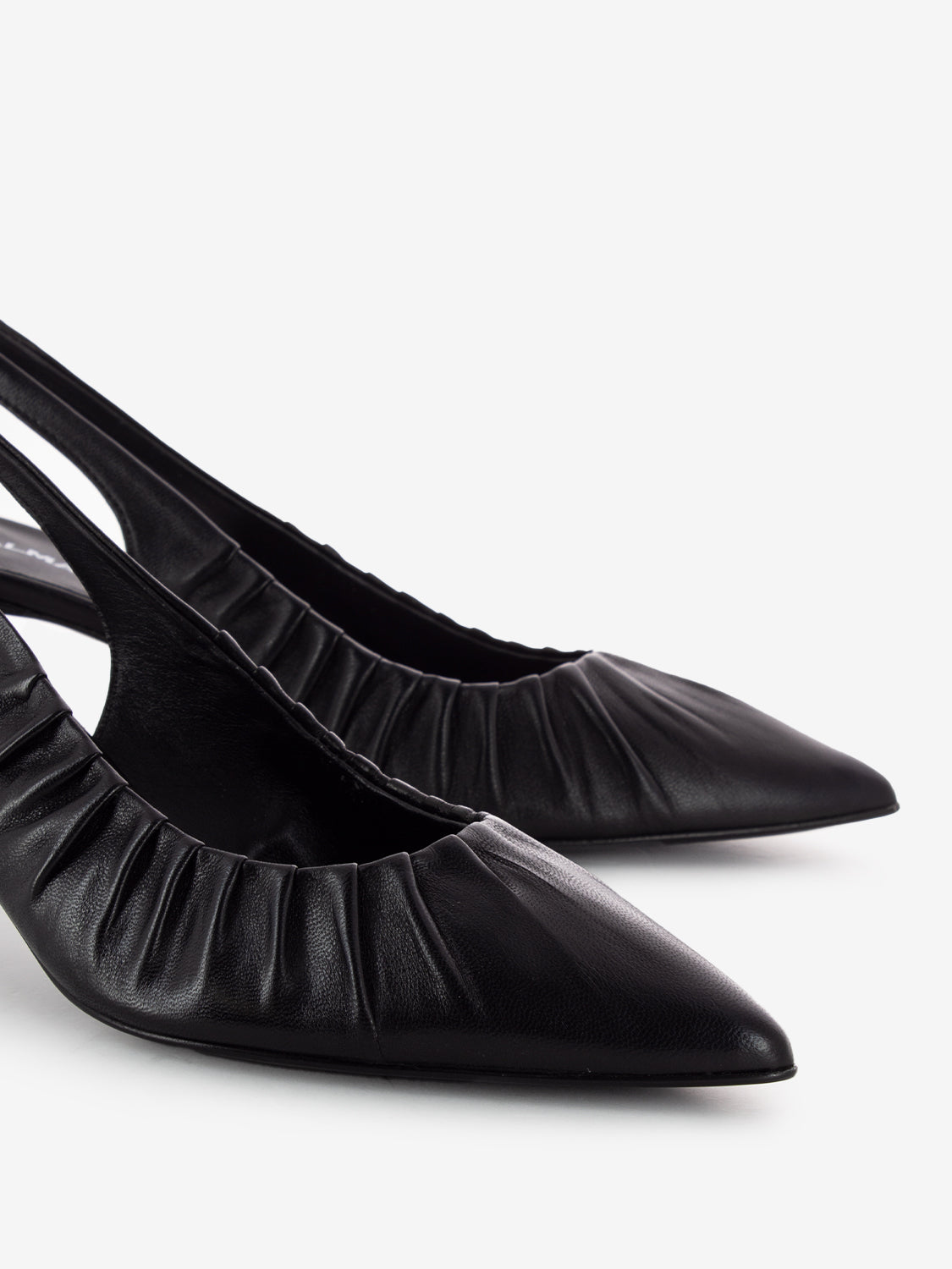 HALMANERA - Slingback in pelle nera | STIMM