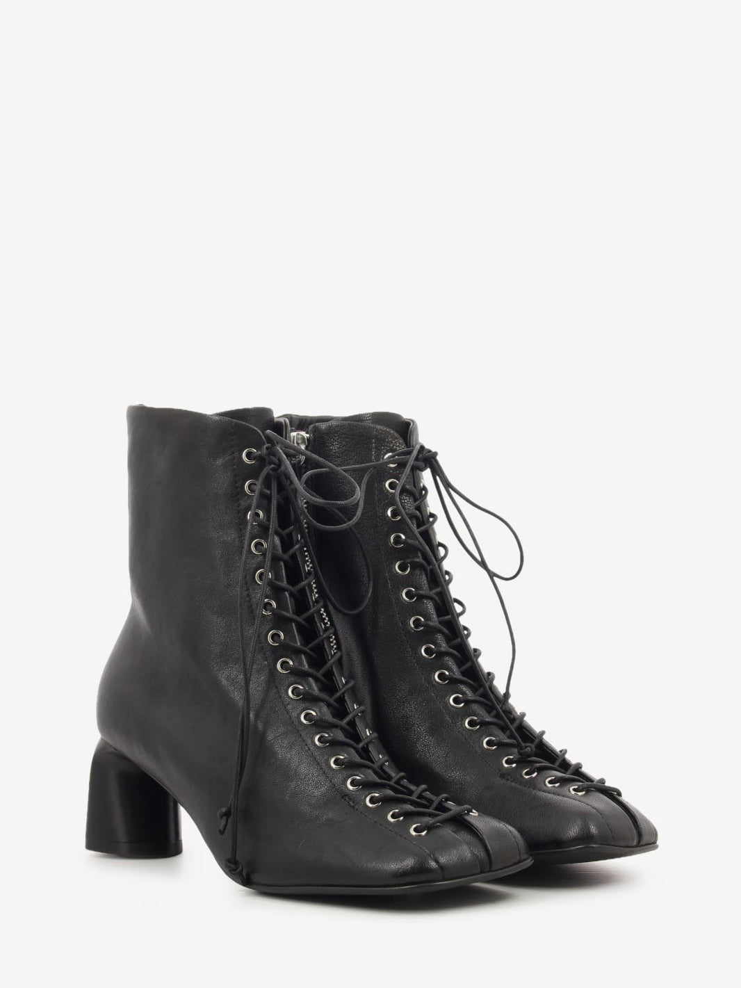 ANKLE BOOT LACES WASHED BLACK CAMI19-WASH_NERO